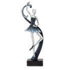 Statuettes Figurine Ballerina on stage (45 cm)  Gray-blue