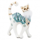 Statuettes Figurine Grace of a white cat (23 cm) White Statuettes Figurine Grace of a white cat (23 cm) White