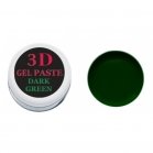 Nails Molekula 3D Gel Paste - 3D Gel Paste Nails Molekula Deluxe line (Dark Green)