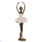 Statuettes Figruk Ballerina in curtsey 19 cm White Statuettes Figruk Ballerina in curtsey 19 cm White