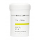 Christina Маска красоты для жирной и комбинированной кожи Яблоко Sea Herbal Beauty Mask Apple for oily and combination skin 250мл