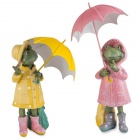Statuettes Set of Frogs figurines (21 cm)  colorful