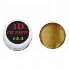 Nails Molekula 3D Gel Paste - 3D Gel Paste Nails Molekula Deluxe line (Gold)