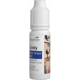 Nouvelle Цветной пигмент для волос Lively Color Drops Синий,20мл Nouvelle Цветной пигмент для волос Lively Color Drops Синий,20мл
