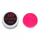 Nails Molekula 3D Gel Paste - 3D Gel Paste Nails Molekula Deluxe line (Pink)
