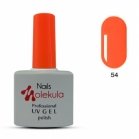 Nails Molekula Гель-лак Gel Polish №54 Оранжевый Nails Molekula Гель-лак Gel Polish №54 Оранжевый