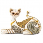 Statuettes Статуетка Золота кішка (14 см)  Золото
