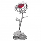 Crystocraft Фигурка - Любовь и роза Figurine Love and Rose Серебро Crystocraft Фигурка - Любовь и роза Figurine Love and Rose Серебро
