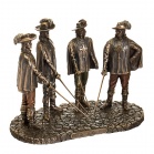 Veronese Statuette Three Musketeers (15cm) 77394A4 Bronze Veronese Statuette Three Musketeers (15cm) 77394A4 Bronze