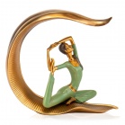 Statuettes Статуетка Йогіня (24 см)  Золото