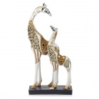 Statuettes Figurine Family of giraffes (38.5 cm) Gold Statuettes Figurine Family of giraffes (38.5 cm) Gold
