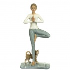 Statuettes Фігурка Йога Вікшасана (13.5 см)  Сірий