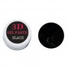 Nails Molekula 3D Gel Paste - 3D Gel Paste Nails Molekula Deluxe line (Black)