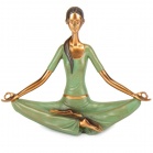 Statuettes Yoga figurine (15.5 cm)  Green