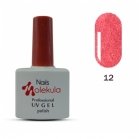 Nails Molekula Гель-лак Gel Polish №12 Розовое мерцание