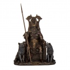 Veronese Figurine of Odin on the throne (25.5 cm) 77392A4 Bronze Veronese Figurine of Odin on the throne (25.5 cm) 77392A4 Bronze