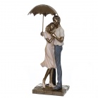 Statuettes Figurine Lovers under an umbrella 28 cm Multicolor Statuettes Figurine Lovers under an umbrella 28 cm Multicolor