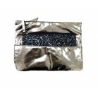 Sephora Silver double cosmetic bag Silver Sephora Silver double cosmetic bag Silver